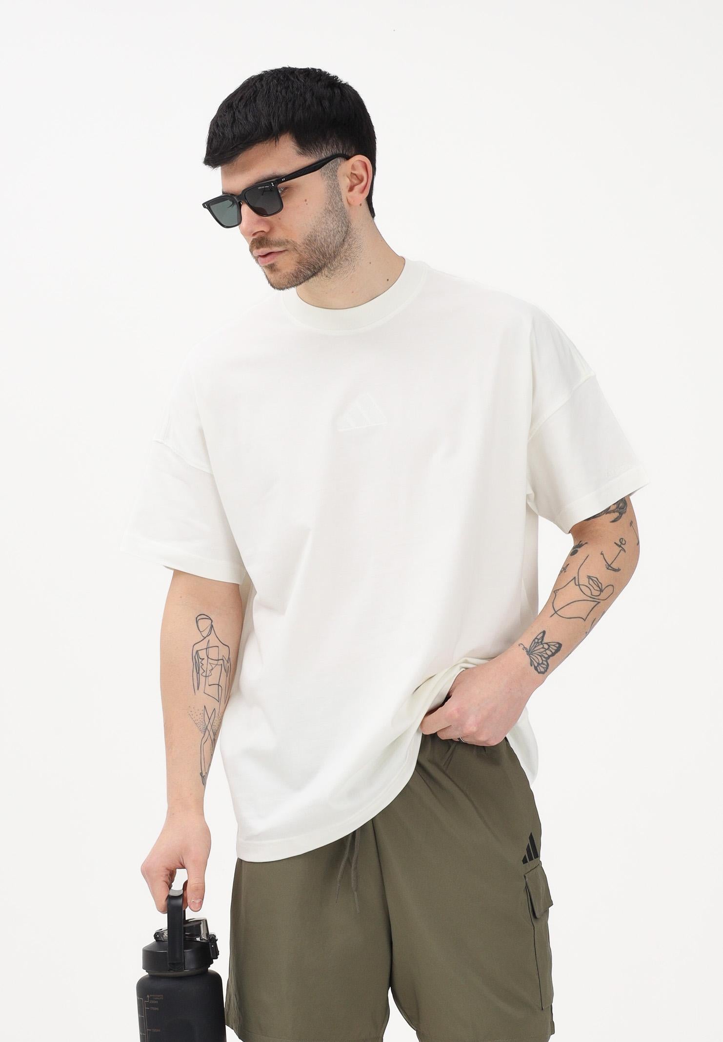 ADIDAS PERFORMANCE T-shirt a manica corta ALL SZN bianca da uomo IV5217 . ADIDAS PERFORMANCE 