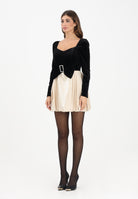 ODI ODI Abito corto Oleggio nero e panna da donna OLEGGIO110W5 1L ODI ODI 