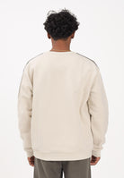 GCDS Felpa girocollo panna per uomo e donna con bande logate B2EM1501JD1 15 GCDS 