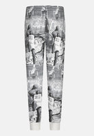 Pantalone sportivo MJ Brooklyn bianco e grigio da bambino 95D290 023 JORDAN 