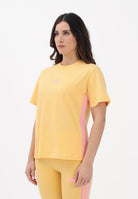 ADIDAS PERFORMANCE T-shirt a manica corta Essentials 3-Stripes arancio e rosa da donna KD2339 . ADIDAS PERFORMANCE 