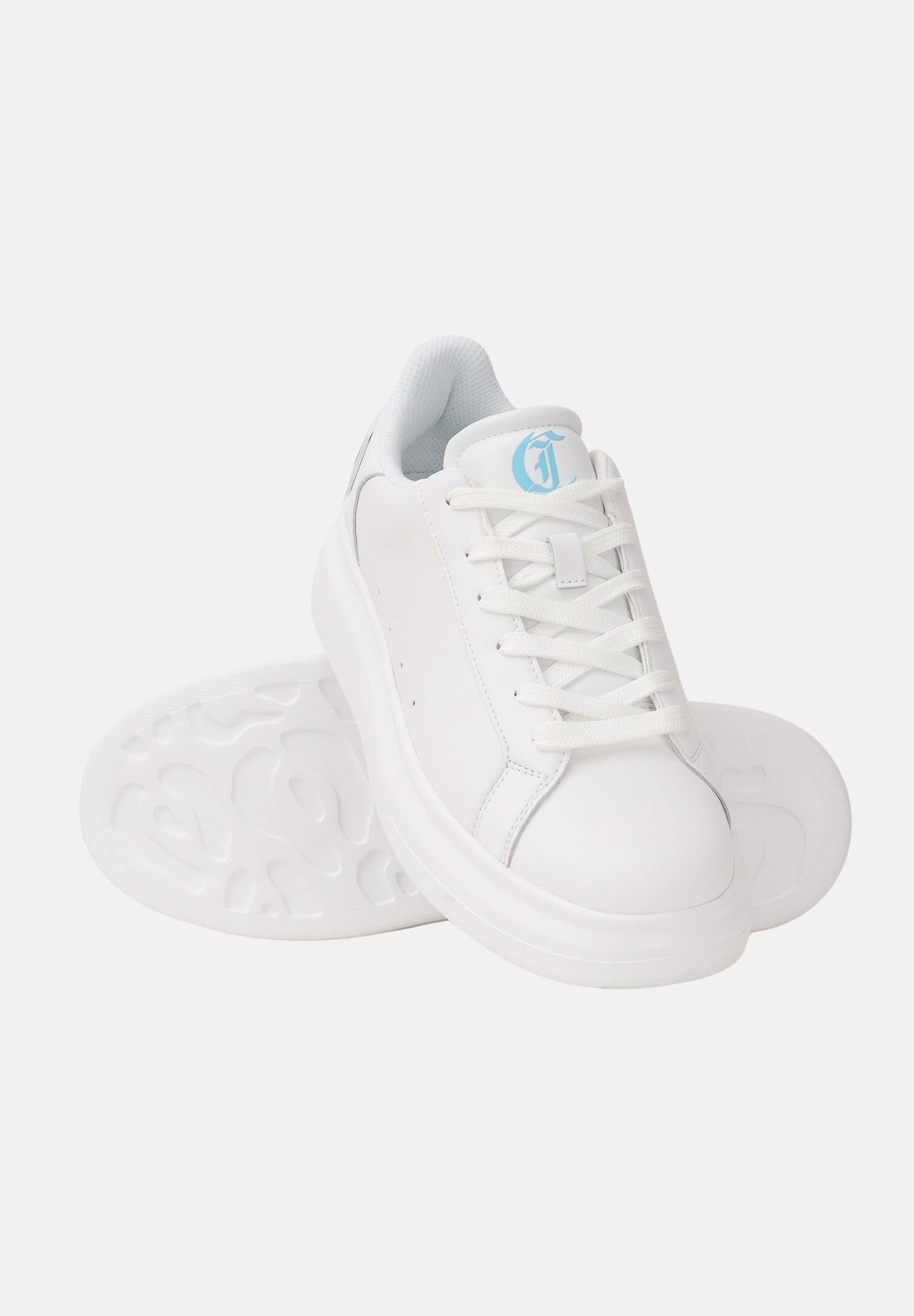 JUST CAVALLI Sneakers bianche da uomo con logo sul retro 80QA3SBDZPC18 003 JUST CAVALLI 