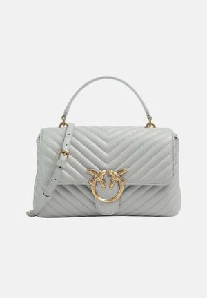 PINKO Borsa a mano Classic Love Bag Puff grigio perla da donna 100043A0GK K32Q PINKO 