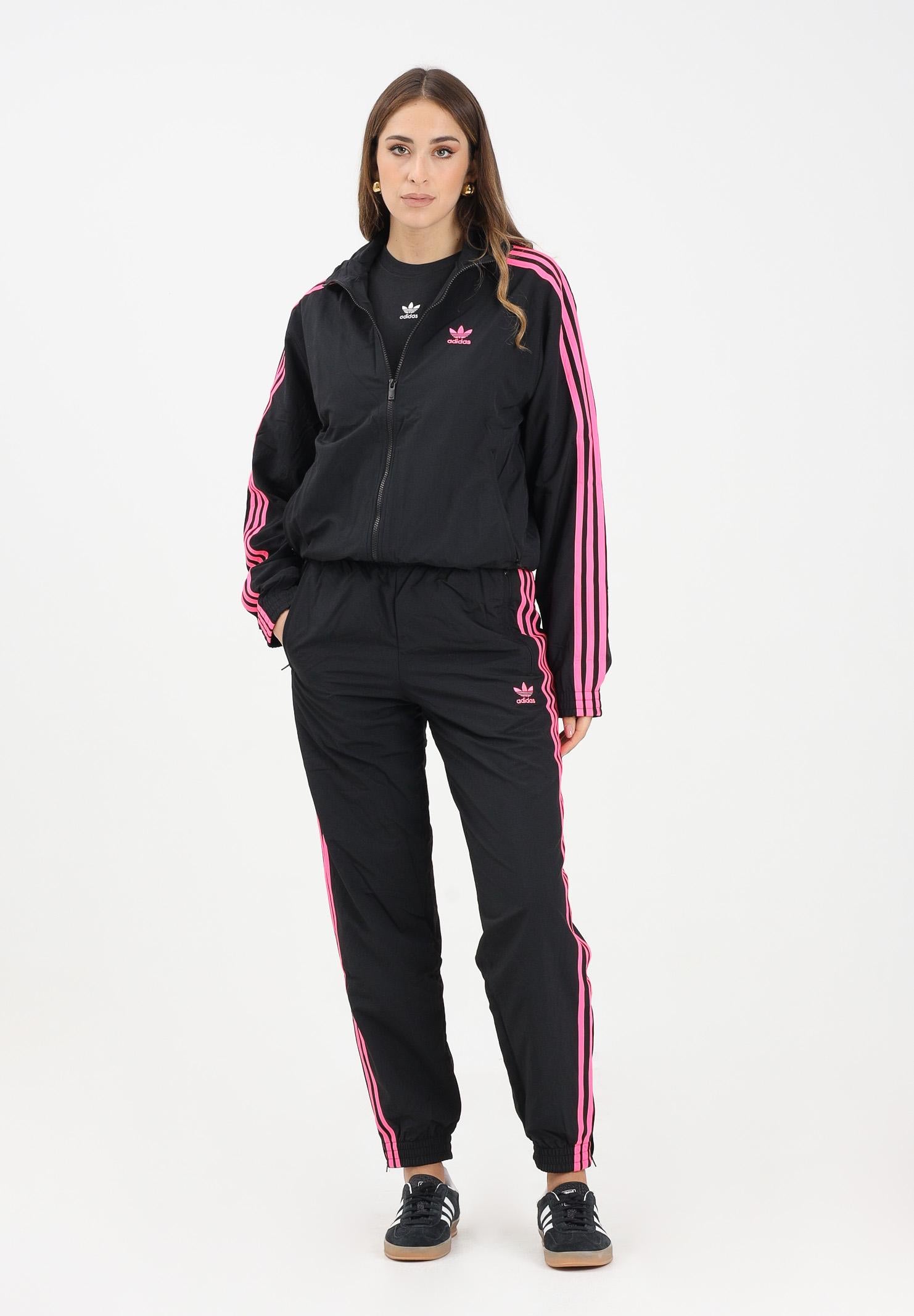 ADIDAS ORIGINALS Pantalone sportivo Adicolor Woven Firebird nero da donna JY1338 . ADIDAS ORIGINALS 