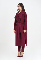 SIMONA CORSELLINI Cappotto lungo bordeaux da donna A25CPCPV0101-C00177 V0741 SIMONA CORSELLINI 