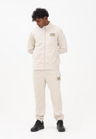 EA7 Pantalone sportivo panna da uomo in tessuto effetto scamosciato 7M000676AF16718 U1086 EA7 