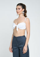 SANTAS Top ICE CREAM bianco da donna PV25014 BIANCO SANTAS 