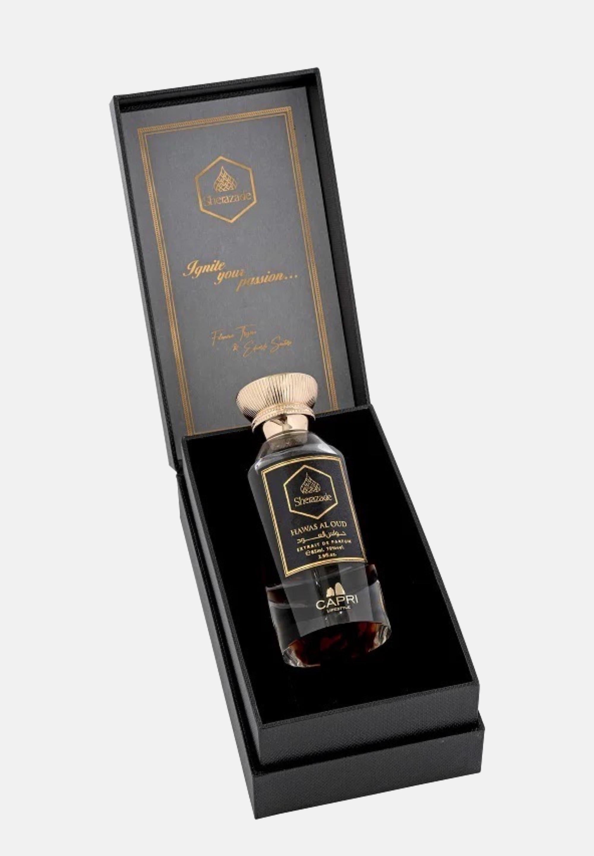 Profumo Hawas Al Oud per uomo e donna HAWAS-AL-OUD 85ML SHERAZADE 