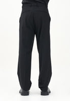 I'M BRIAN Pantalone elegante nero da uomo con vestibilità ampia PA3267 009 I'M BRIAN 