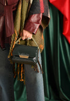 ARMANI EXCHANGE Borsa a tracolla in vernice verde da donna XW000357AF17239 U7304 ARMANI EXCHANGE 