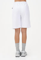GCDS Shorts sportivo bianco per donna, ragazzi e bambini con logo<BR/> Z0UJQL599F004 100A GCDS 