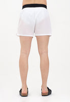 DSQUARED2 Shorts mare bianco da uomo con fascia elastica logata D7B646260 100 DSQUARED2 