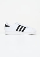 ADIDAS ORIGINALS Sneakers Superstar II Elastic Lace bianche e nere da neonato JH9984 . ADIDAS ORIGINALS 