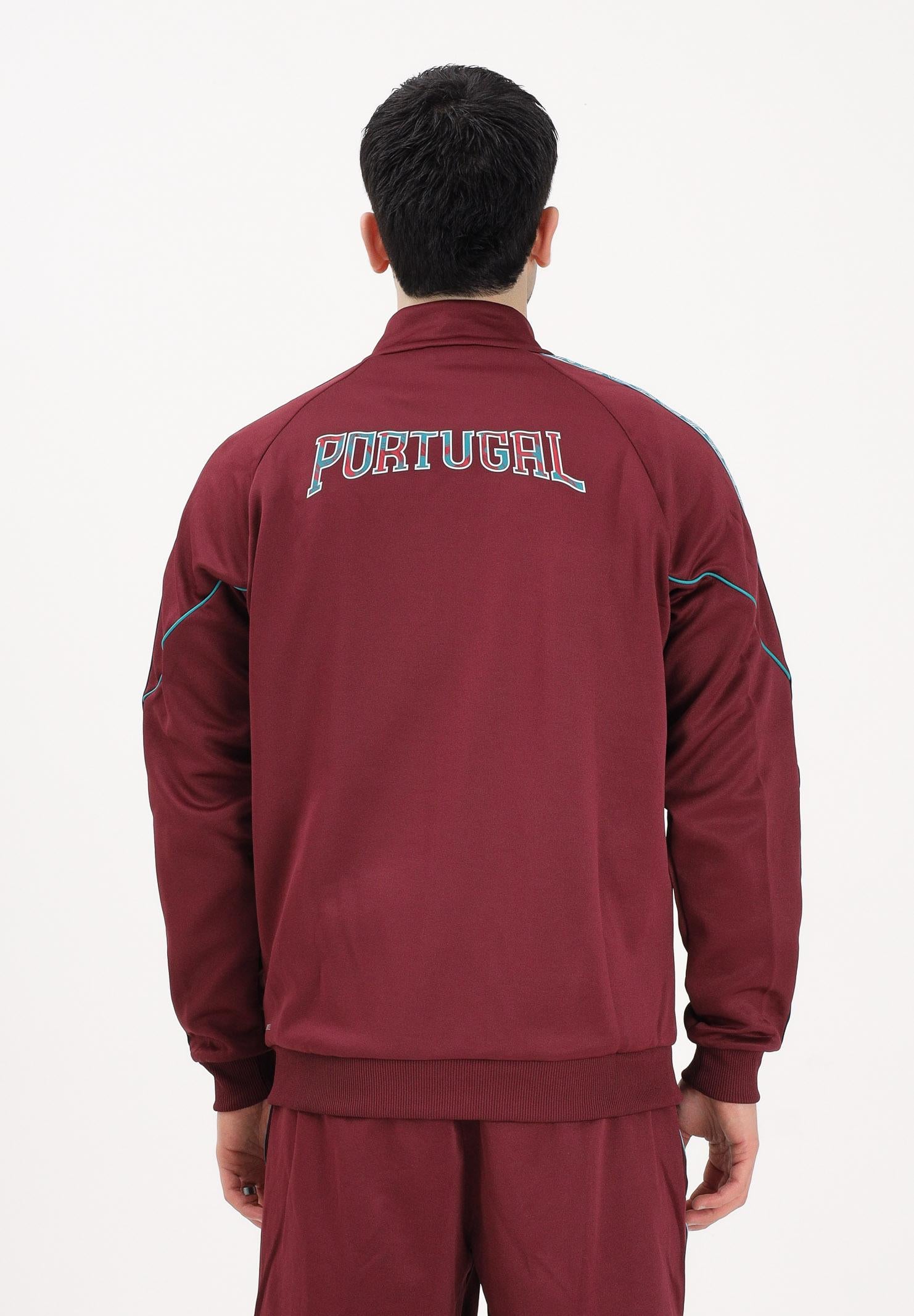 PUMA Felpa con zip Portogallo KING Anthem bordeaux da uomo 784833 24 PUMA 
