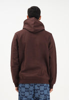 ADIDAS ORIGINALS Felpa con cappuccio ESSENTIAL REGULAR FLEECE marrone da uomo HY2083 . ADIDAS ORIGINALS 