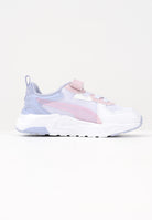 PUMA Sneakers Trinity Lite Blurry bianche, lilla e rosa da bambina 402266 01 PUMA 