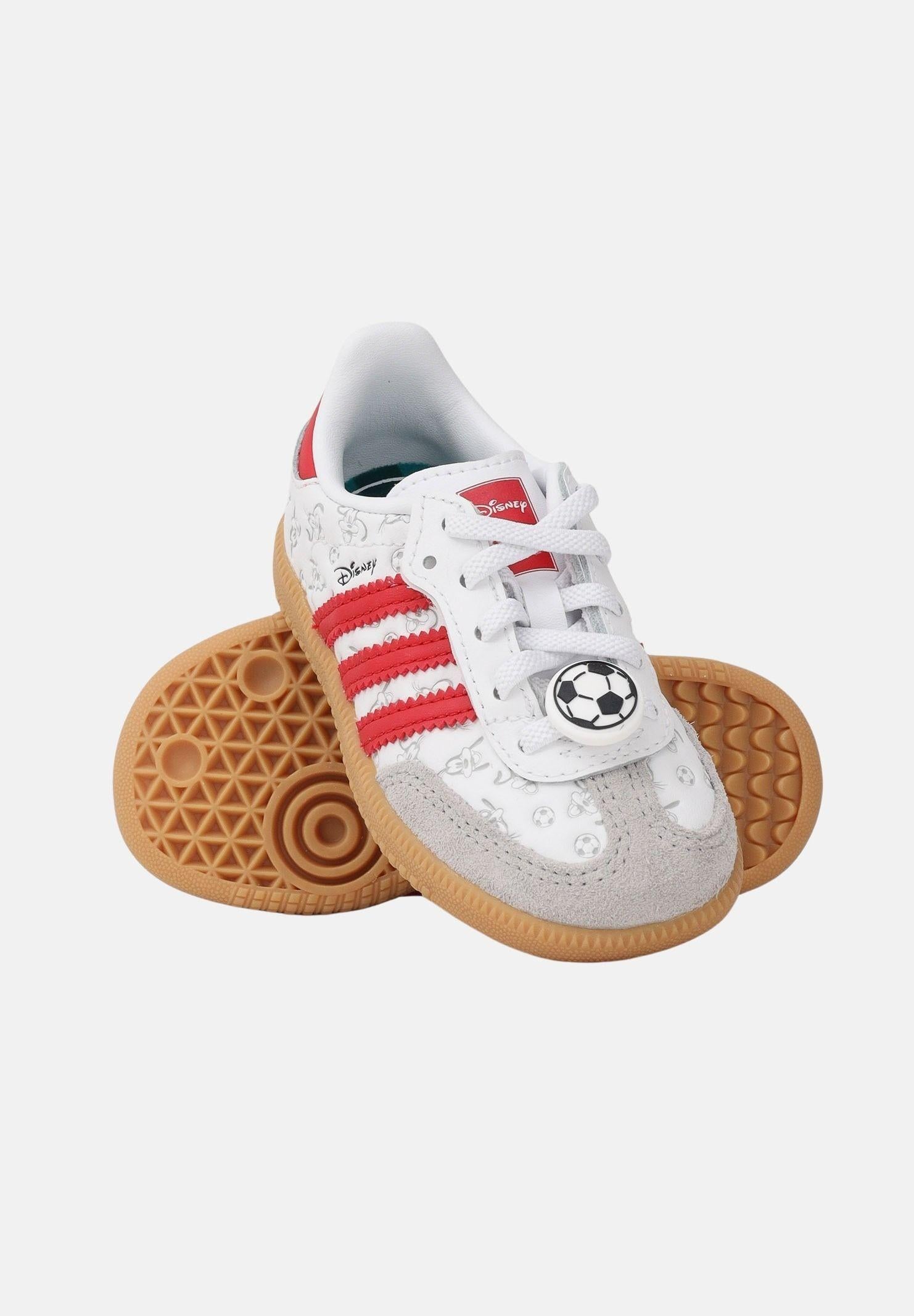 ADIDAS ORIGINALS Sneakers Disney Samba OG bianche e rosse da neonato IH1754 . ADIDAS ORIGINALS 