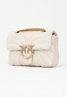 PINKO Borsa a tracolla Mini Love Bag Puff panna da donna in nappa con trapuntatura Butterfly 100039A1EX Z14Q PINKO 