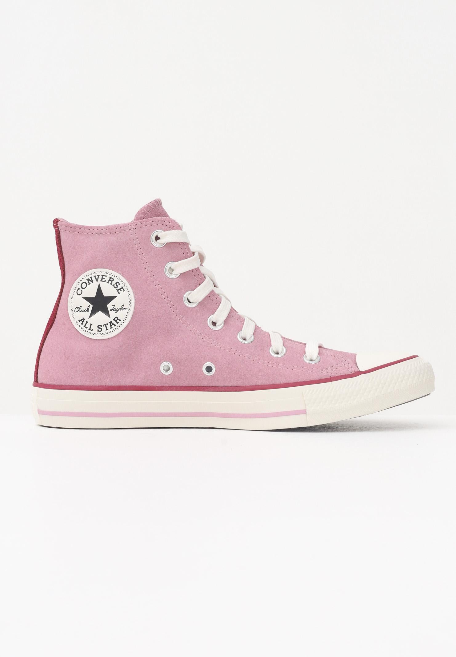 CONVERSE Sneakers Chuck Taylor All Star Contrast Suede rosa da donna A16608C  CONVERSE 