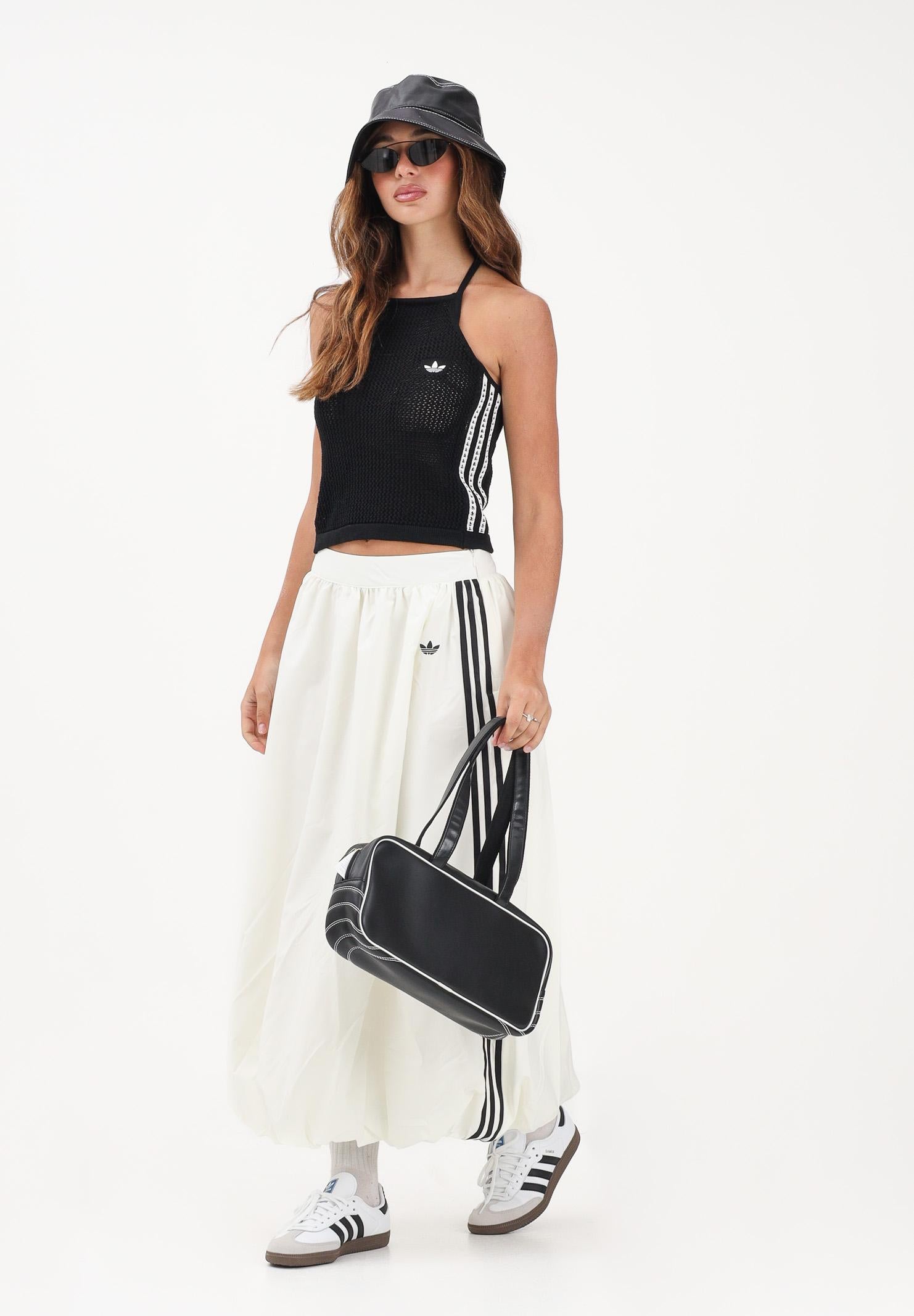 ADIDAS ORIGINALS Gonna midi Balloon panna da donna KE3441 . ADIDAS ORIGINALS 