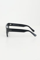 Occhiali da sole neri per uomo e donna con montatura rettangolare 25043 01 CRISTIAN LEROY 