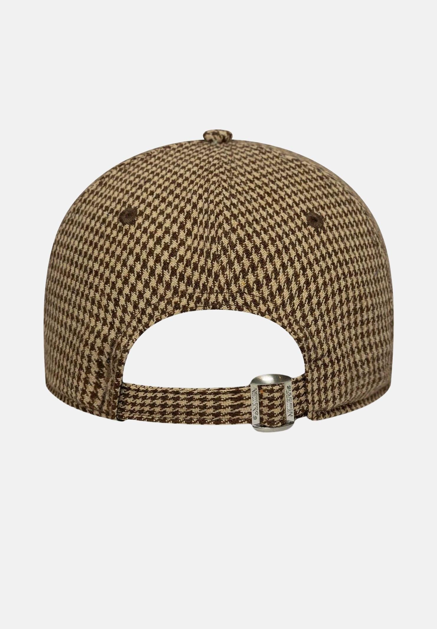 NEW ERA Cappello con visiera 9TWENTY LA Dodgers MLB Houndstooth in pied de poule beige per uomo e donna 60691223  NEW ERA 