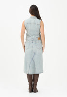 MAISON MARGIELA Abito midi in denim chiaro per donna, ragazze e bambine M60940MM06Y M601 MAISON MARGIELA 
