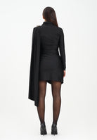 TPN Abito corto Brooks nero da donna con dettaglio metallico e volant BROOKS112W5 D6 TPN 