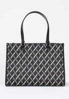 ARMANI EXCHANGE Shopper nera da donna con logo all over XW000927AF17155 MC043 ARMANI EXCHANGE 