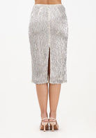 PATRIZIA PEPE Gonna midi argento da donna 2G1050A672 J4O6 PATRIZIA PEPE 