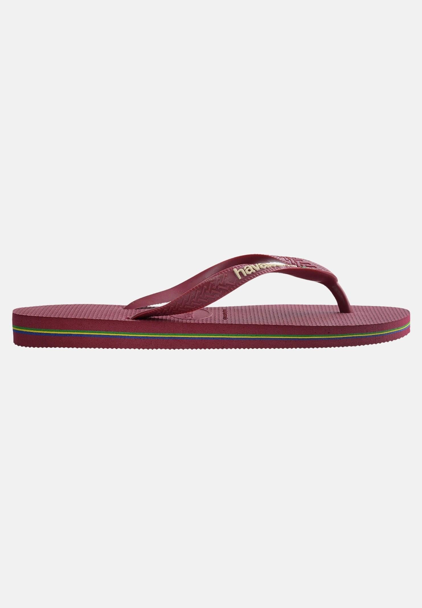 HAVAIANAS Infradito Havaianas Brasil Logo bordeaux per uomo e donna 4110850 9339 HAVAIANAS 