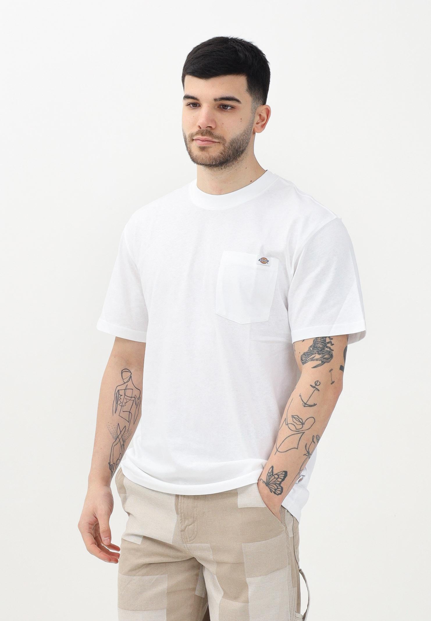DICKIES T-shirt a manica corta Luray bianca da uomo DK0A4YFCWHX1  DIckies 