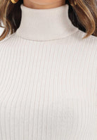 ONLY Maglioncino a collo alto panna da donna 15165075 PumiceStone ONLY 