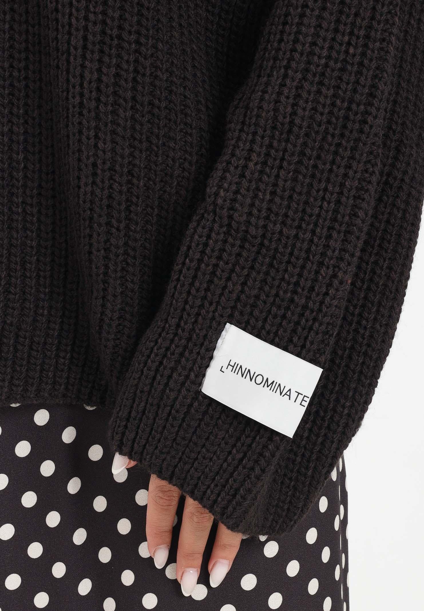 HINNOMINATE Maglione marrone da donna HMABW02173 MA03 HINNOMINATE 