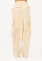 PINKO Pantalone elegante vaniglia da donna 106792A3AT C19 PINKO 