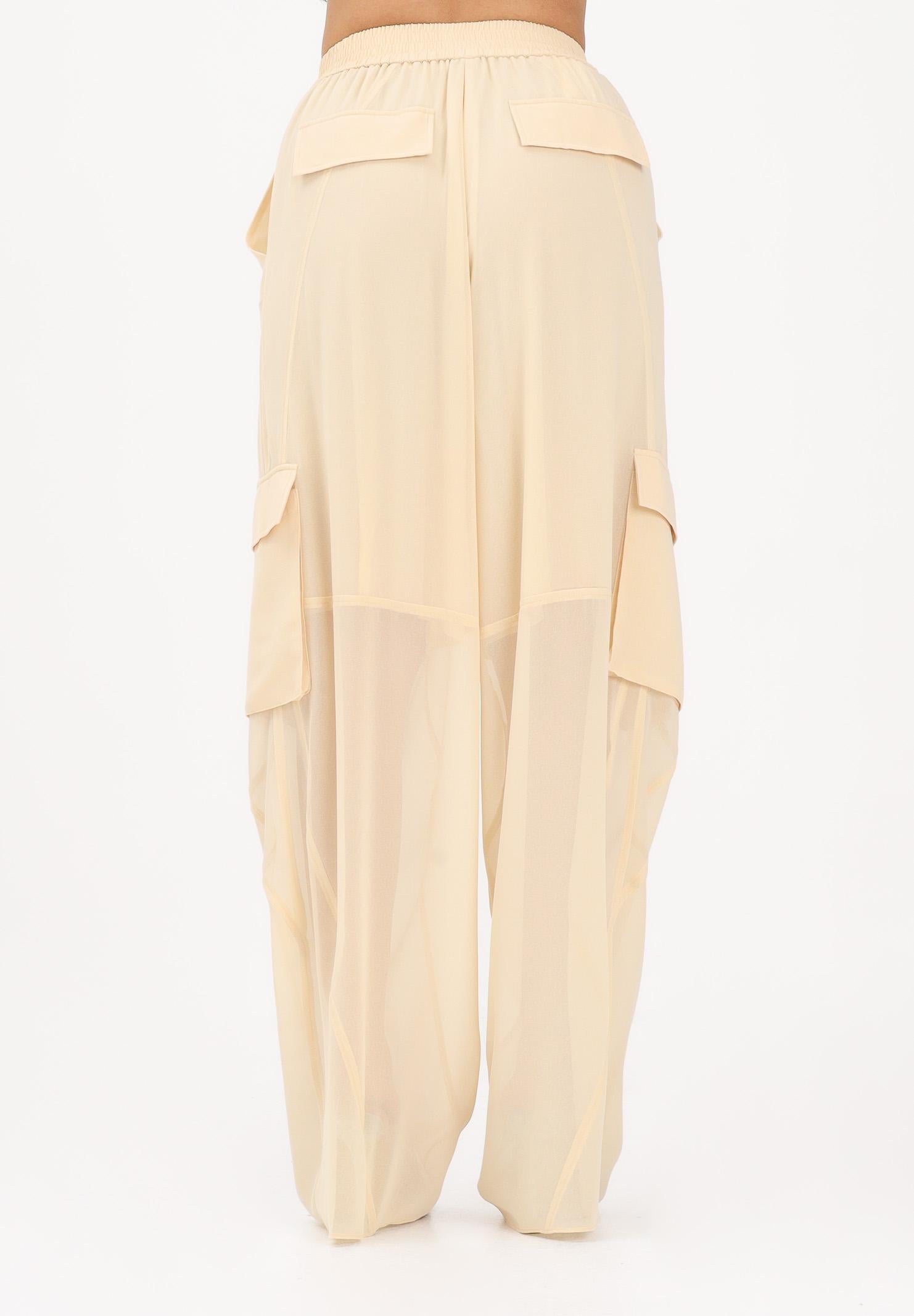 PINKO Pantalone elegante vaniglia da donna 106792A3AT C19 PINKO 