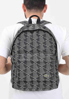 LACOSTE Zaino Neocroc Jacquard Motif nero per uomo e donna NU4871 R33 LACOSTE 