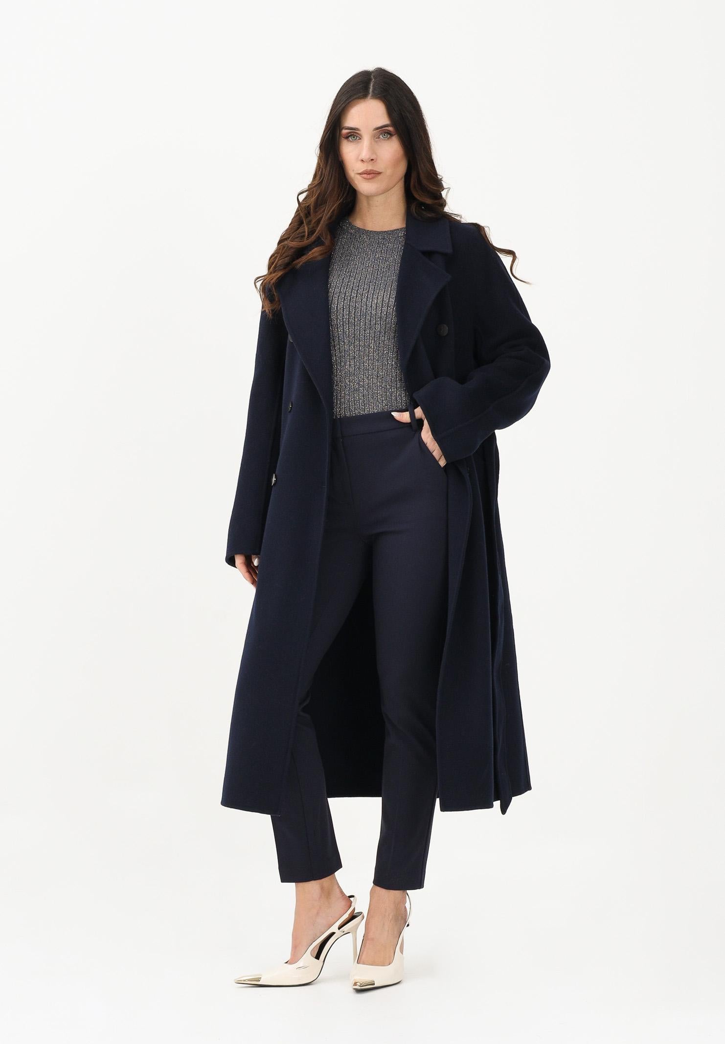 SIMONA CORSELLINI Cappotto lungo blu da donna A25CPCPV1101 V0025 SIMONA CORSELLINI 
