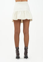 PINKO Gonna corta panna da donna 105767A2QV Z00 PINKO 