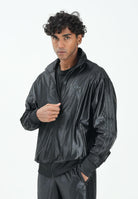 ADIDAS ORIGINALS Felpa con zip Firebird Metallic nera da uomo JW5960  ADIDAS ORIGINALS 