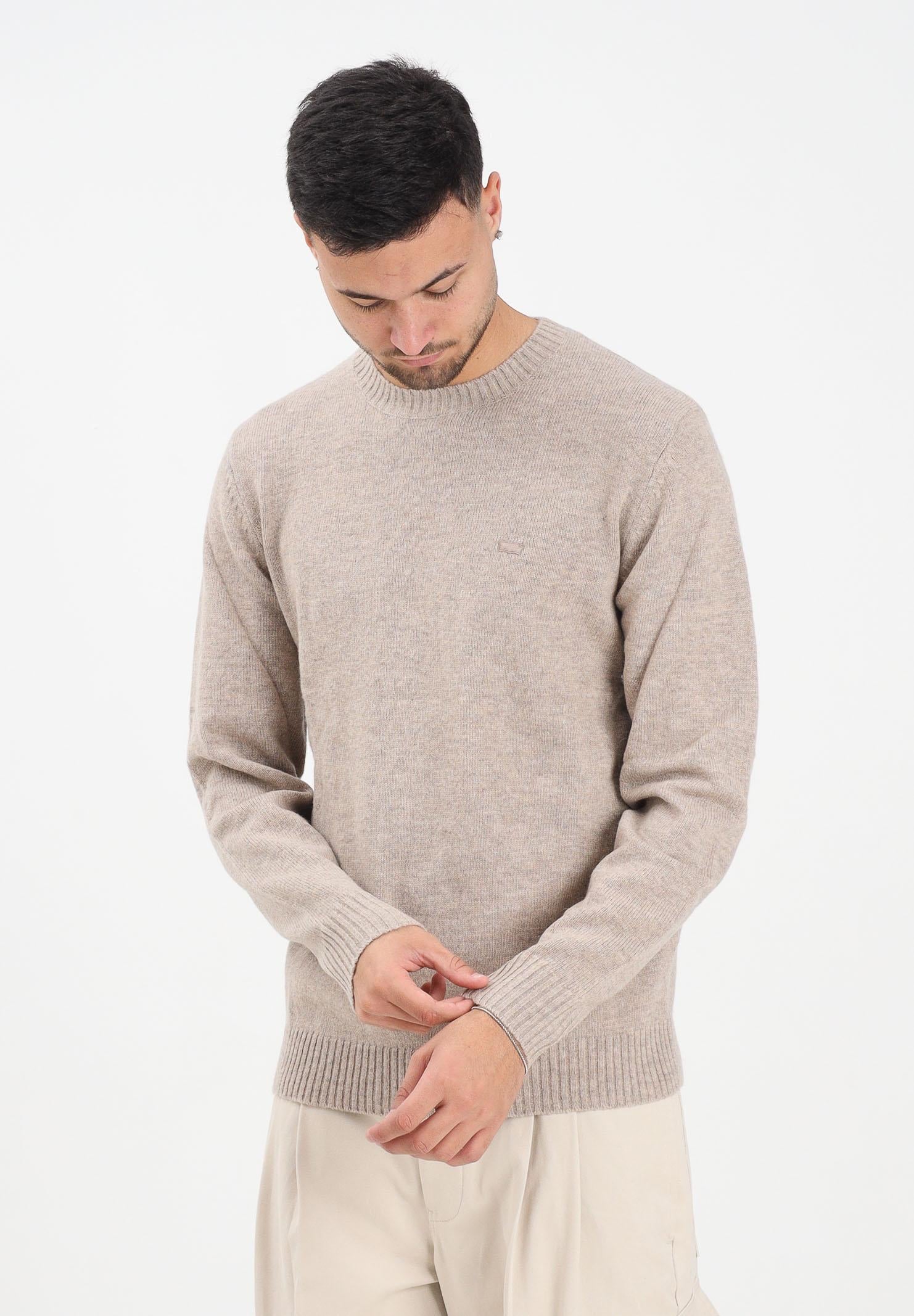LEVI'S® Maglioncino girocollo Original Housemark beige da uomo A4320-0030 . LEVI'S® 