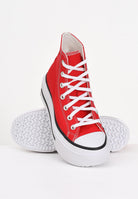 CONVERSE Sneakers Chuck Taylor All Star Lift Double Stack Platform rosse da donna A15542C  CONVERSE 