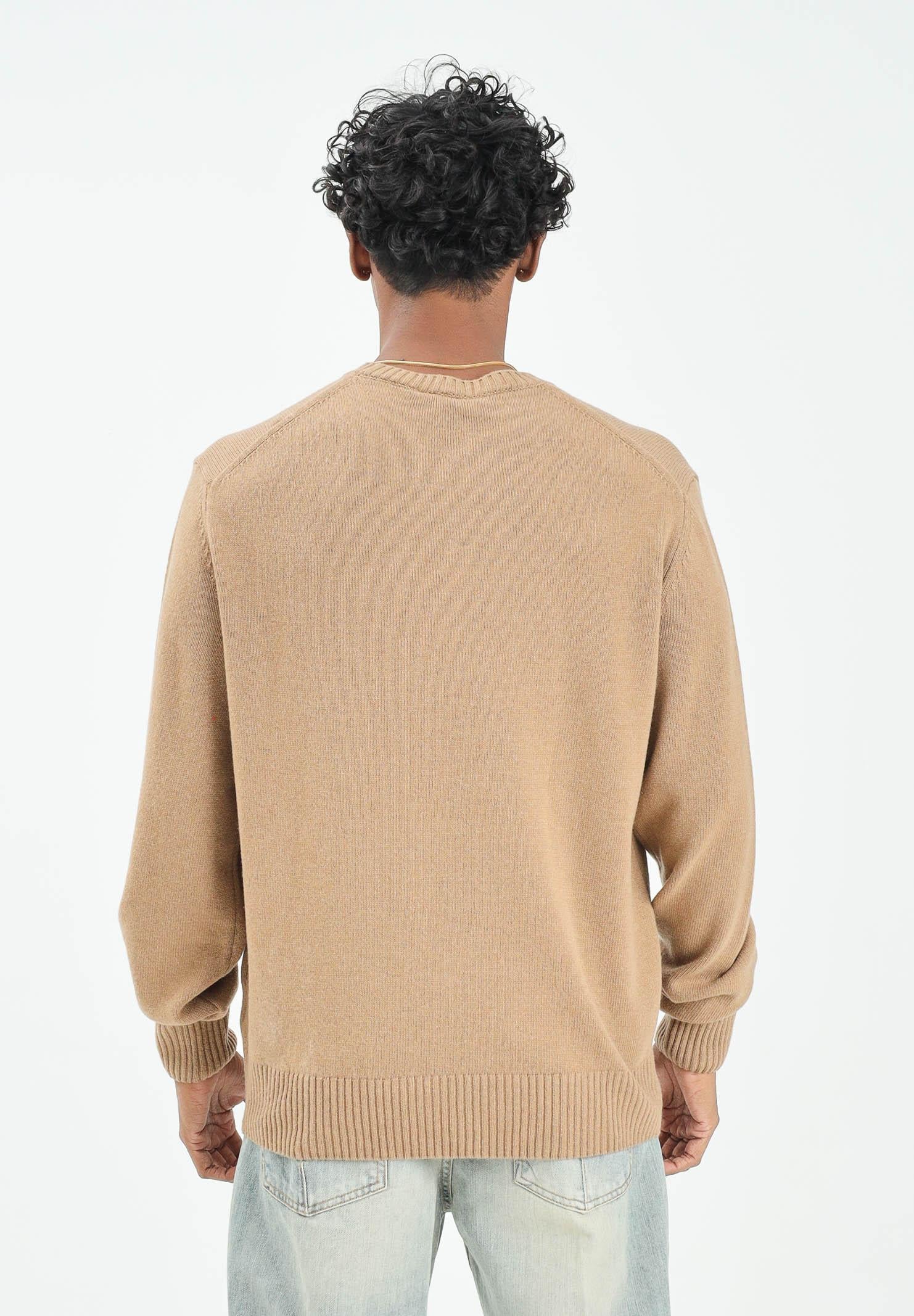 LACOSTE Maglioncino girocollo beige da uomo AH2916 TUY LACOSTE 