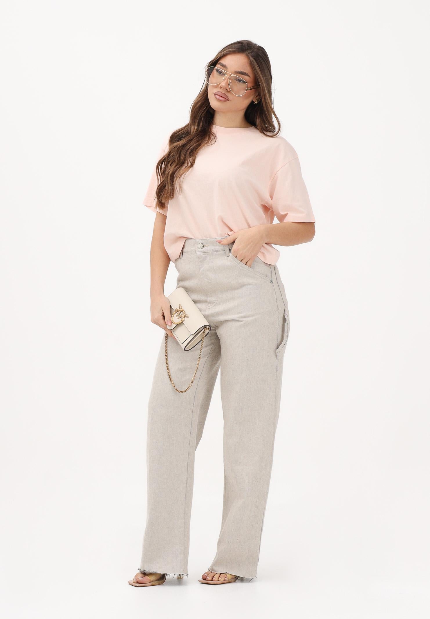 VICOLO Jeans Lena in denim grigio sabbiato da donna DAB5073 ABU06 VICOLO 