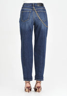 ELISABETTA FRANCHI Jeans in denim blu da donna con catena gioiello PJ14D56E2 104 ELISABETTA FRANCHI 