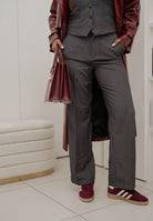 ONLY Pantalone elegante grigio da donna 15318089 DarkGreyMel ONLY 