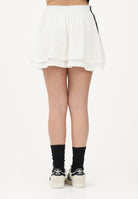 ADIDAS ORIGINALS Gonna corta HOUSE OF TIRO bianca da donna JY7634 . ADIDAS ORIGINALS 