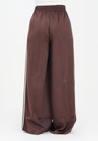 ADIDAS ORIGINALS Pantalone sportivo adicolor Satin Wide Leg marrone da donna KD2541  ADIDAS ORIGINALS 