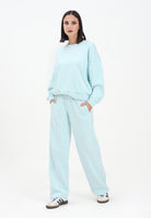 ADIDAS PERFORMANCE Pantalone sportivo Essentials Small Logo Feel Cozy Open-Hem turchese da donna JV7285  ADIDAS PERFORMANCE 