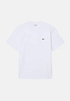 LACOSTE T-shirt Heavy Cotton Jersey, colore brand White corrispondente al bianco, da uomo. TH0876 001 LACOSTE 